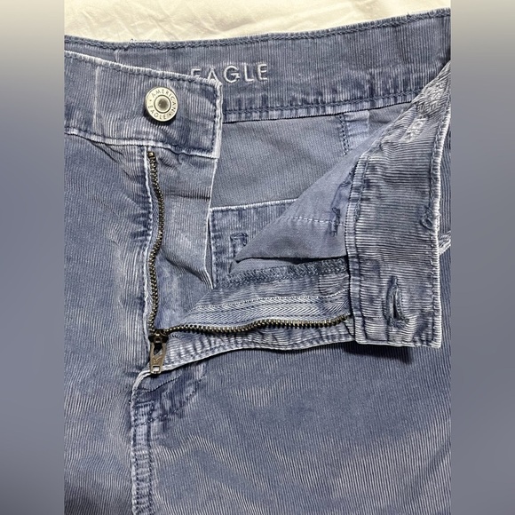 American Eagle Women’s Blue Highest Rise 90s Boyfriend Short Shorts Size 0 - Picture 6 of 14
